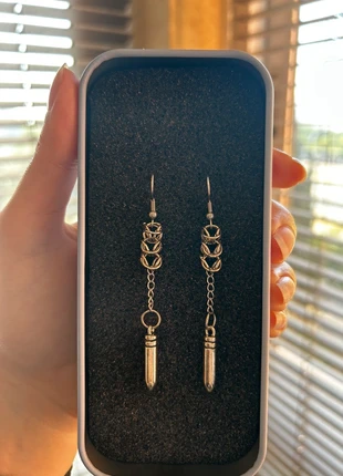 Pendientes chainmail con bala, marque: Arte, état: Neuf sans étiquette, 7,00 €, 8,05 € Protection acheteurs incluse