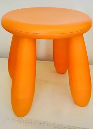 Tabouret Ikea Mammut orange – design pop – vintage 200, marque: IKEA, état: Très bon état, 35,00 €, 37,45 € Protection acheteurs incluse