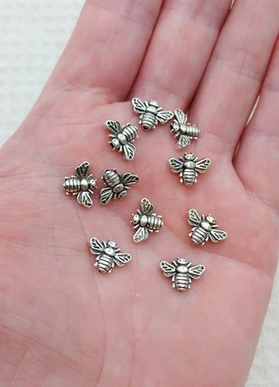 Perle abeille argenté, création bijoux nature DIY - 10pcs A1346, marque: création bijoux DIY, état: Très bon état, 2,50 €, 3,33 € Protection acheteurs (Pro) incluse