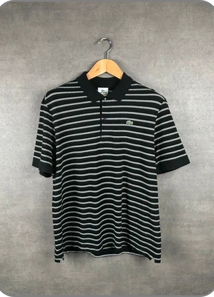Polo Lacoste rayé noir et blanc – Classic Fit – Homme – Taille XL, marque: Lacoste, état: Très bon état, taille: XL, 25,00 €, 26,95 € Protection acheteurs (Pro) incluse