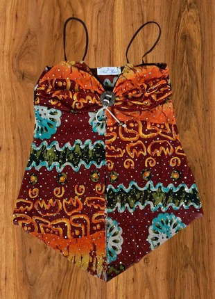 top hippie vintage miss rose paris, marca: Miss Rose, estado: Muito bom, tamanho: S / 36 / 8, €8.99, €10.14 inclui Proteção do Comprador