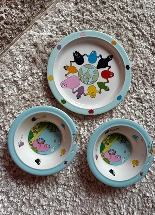 Barbapapa Kindergeschirr 3 Teile, brand: BARBAPAPA, condizioni: Buone, taglia: Taglia unica, €3.00, €3.85 include la Protezione acquisti
