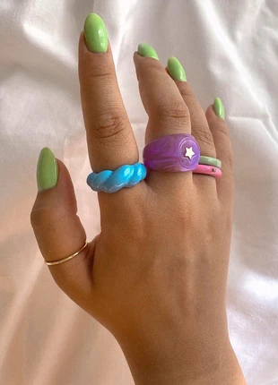 Pack 7 anillos de Pull & Bear, marque: Pull & Bear, état: Bon état, taille: 19 mm, 5,00 €, 5,95 € Protection acheteurs incluse