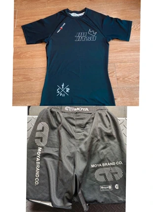 Conjunto short rashguard bjj Grappling mma lucha kickboxing Crossfit Hyrox, brand: moya brand, condizioni: Ottime, taglia: XL, €32.00, €34.30 include la Protezione acquisti