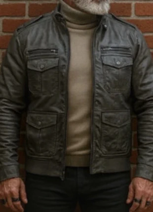 Veste Style Motard, brand: Springfield, condition: Good, size: L, €9.90, €11.10 includes Buyer Protection