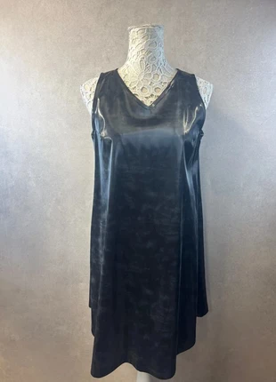 Robe noire effet plastique brillant – Taille M – Lot P1, condition: Very good, size: M / 38 / 10, €9.70, €10.89 includes Buyer Protection Pro