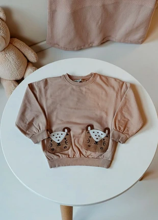 Felpa maglione beige ricamato 4 anni nuovo girls Boys beige sweater, marca: jeliboom, estado: Novo sem etiquetas, tamanho: 4 anos / 104 cm, €7.00, €8.05 inclui Proteção do Comprador