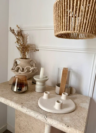 Lot déco décoration maison home casa jysk beige crème taupe minimaliste bougeoir lanterne bougie, brand: Jysk, condition: New with tags, €15.00, €16.45 includes Buyer Protection