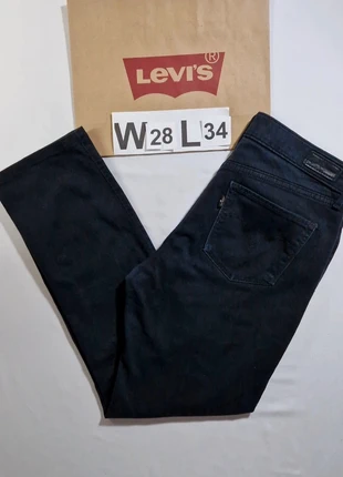 Jean Lévis coupe slim noir W28 L34 - Taille 38 FR - 28x34 femme, merk: Levi's, staat: Heel goed, maat: M / 38 / 10, € 28,00, € 30,10 inclusief Kopersbescherming Pro