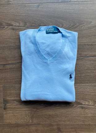 Ralph lauren pull bleu clair logo brodé M old money sweatshirt crewneck sweat sweater, brand: Ralph Lauren, condizioni: Ottime, taglia: M / IT 42 / EU 38, €35.00, €37.45 include la Protezione acquisti