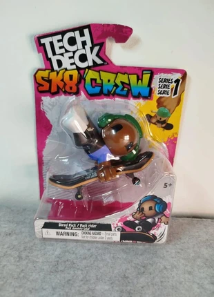 🛹 Figurine Tech Deck SK8 Crew – Série 1 Shred Pack, marca: TECH DECK, estado: Novo com etiquetas, tamanho: Prematuro, até 44 cm, €6.00, €7.00 inclui Proteção do Comprador