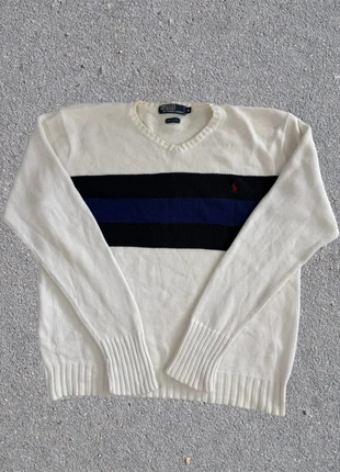 Pull Ralph Lauren taille XXL blanc et bleu, marca: Ralph Lauren, estado: Muy bueno, tamaño: XXL, 29,90 €, 32,10 € Protección al comprador Pro incluida
