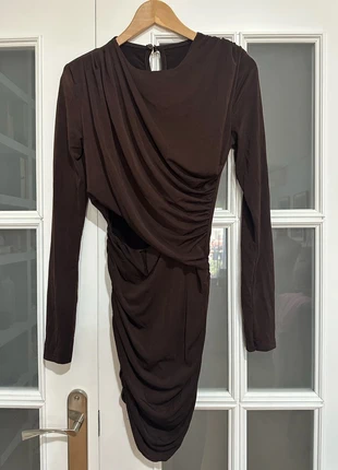 Vestido cut out manga larga marrón nuevo con etiqueta., marque: Local, état: Neuf avec étiquette, taille: Taille unique, 15,00 €, 16,45 € Protection acheteurs incluse