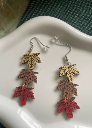 Autumn Maple Leaf Drop Earrings, condition: New without tags, £3.50, £4.38 includes Buyer Protection