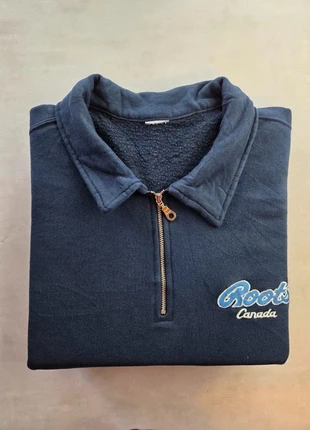 roots canada sweat half zip col polo noir l streetwear y2k, marca: Roots, estado: Muy bueno, tamaño: L, 20,00 €, 21,70 € Protección al comprador incluida