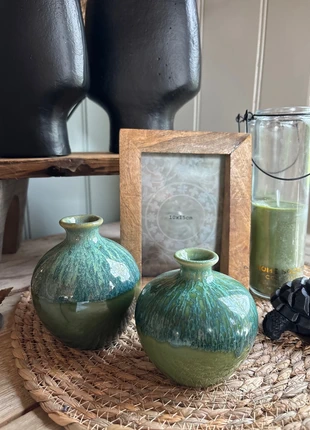 Setje vaasjes, merk: onbekend, staat: Nieuw met prijskaartje, € 11,99, € 13,29 inclusief Kopersbescherming