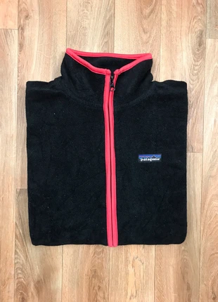 Patagonia Polaire Veste Gilet Col Montant Noir Gris Femme Taille L, brand: Patagonia, condition: Very good, size: L / 40 / 12, €45.00, €47.95 includes Buyer Protection