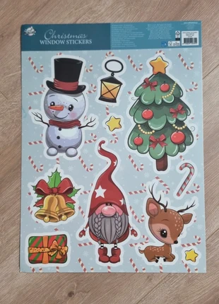 Kerst raamstickers, merk: Merry Christmas, staat: Heel goed, € 2,00, € 2,80 inclusief Kopersbescherming