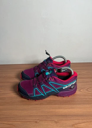 Basket Salomon Speedcross violette et bleu pointure 37, marque: Salomon, état: Très bon état, taille: 37, 45,00 €, 47,95 € Protection acheteurs (Pro) incluse