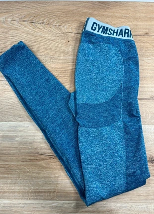 Legging Gymshark Logo Elastique – Bleu Deux Tons – Taille M, marca: Gymshark, estado: Muito bom, tamanho: M / 38 / 10, €26.00, €28.00 inclui Proteção do Comprador