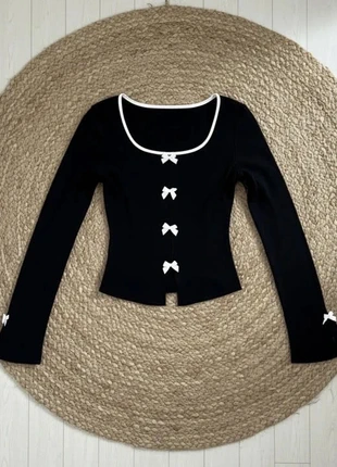 Haut noir élégant à manches longues, marque: Firferie, état: Très bon état, taille: S / 36 / 8, 26,90 €, 28,95 € Protection acheteurs incluse