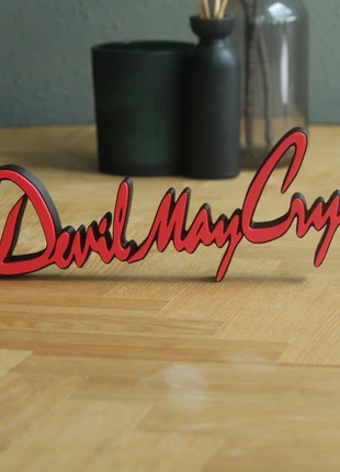 3D-gedrucktes Logo inspiriert von Devil May Cry | hochwertig, staat: Nieuw zonder prijskaartje, € 8,00, € 9,10 inclusief Kopersbescherming