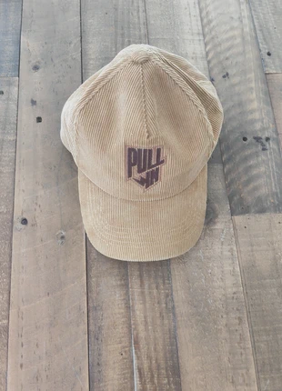 Casquette Pull In beige en velours côtelé, marke: Pullin, zustand: Neu, größe: Einheitsgröße, 20,00 €, 21,70 € inklusive Vinted-Käuferschutz