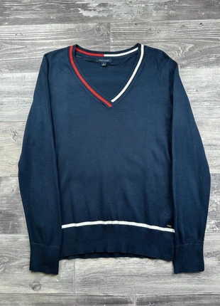 Pull fin col V Tommy Hilfiger Bleu Marine taille M, marque: Tommy Hilfiger, état: Très bon état, taille: M / 38 / 10, 7,00 €, 8,05 € Protection acheteurs (Pro) incluse