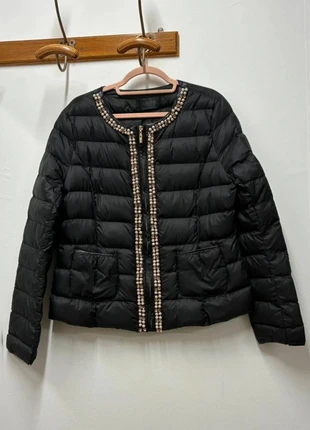 Doudoune légère noire Lexxury perles et strass, marque: Lexxury, état: Bon état, taille: XL / 42 / 14, 7,00 €, 8,05 € Protection acheteurs (Pro) incluse