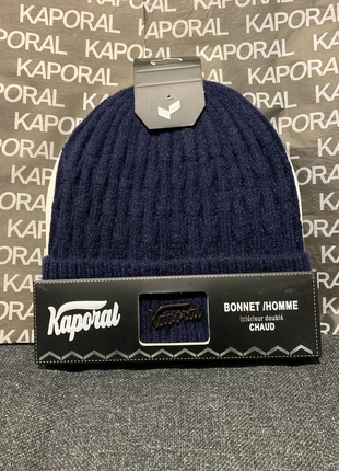 Bonnet bleu marine homme Kaporal, merk: Kaporal, staat: Nieuw met prijskaartje, maat: Universele maat, € 15,00, € 16,45 inclusief Kopersbescherming