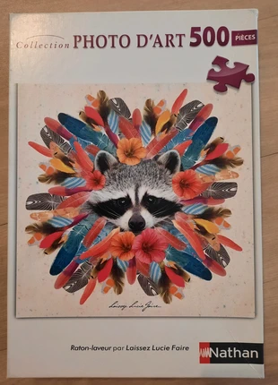 Puzzle 500 pièces Nathan Raton laveur Laissez Lucie faire, marca: Nathan, estado: Bom, €5.00, €5.95 inclui Proteção do Comprador