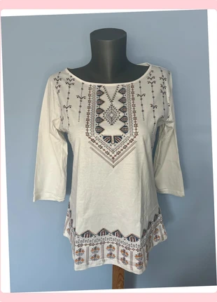 T-shirt mi-manches imprimé Atlas for Women – Taille FR 42/44, marque: Atlas for Women, état: Très bon état, taille: XL / 42 / 14, 6,50 €, 7,53 € Protection acheteurs (Pro) incluse