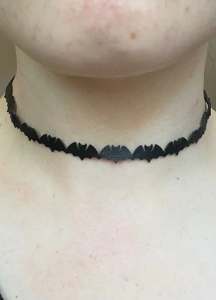 Black Choker with Bat / Batwing Pattern, brand: Choker, condition: Very good, £2.75, £3.59 includes Buyer Protection