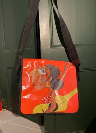 Bolso diseño artístico vintage único retro premium exclusivo, marque: Local, état: Très bon état, 15,00 €, 16,45 € Protection acheteurs incluse