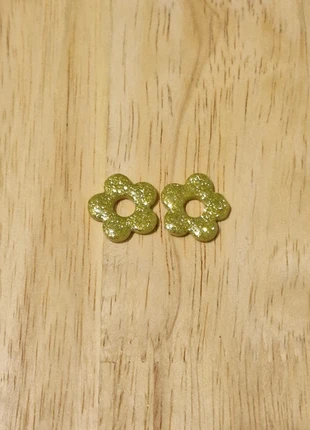 Pampille 1cm jaune pailleté, brand: FIMO, condition: Very good, €3.00, €3.85 includes Buyer Protection