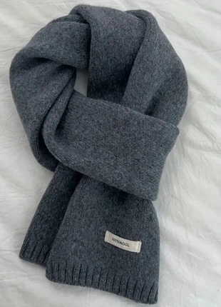 Écharpe hiver grise foncée 100% laine, brand: LAINE, condizioni: Nuovo senza cartellino, €30.00, €32.20 include la Protezione acquisti Pro