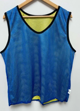 Reversible Mesh tank top jersey débardeur maillot sports blue yellow Adult Large, marca: UP, estado: Muy bueno, tamaño: L, 15,00 €, 16,45 € Protección al comprador incluida