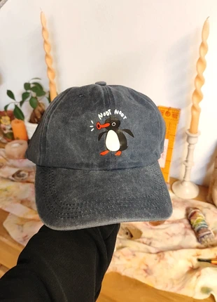 Nodt noot cap Basecap Pinguin noot noot noot Noot Kappe blau kappi serie Kindheit retro vintage, staat: Nieuw met prijskaartje, maat: Universele maat, € 12,49, € 13,81 inclusief Kopersbescherming