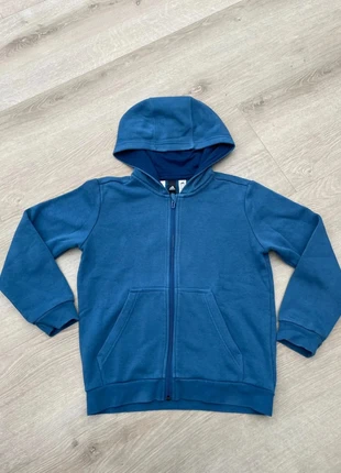 Sweat gilet zip veste à capuche bleu Adidas garçon T.9/10 ans, marque: adidas, état: Bon état, taille: 10 ans / 140 cm, 7,00 €, 8,05 € Protection acheteurs incluse