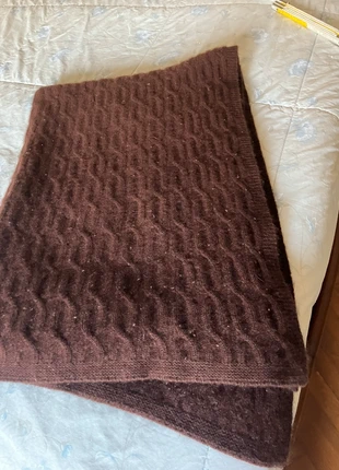 Coperta 1 persona 100%cashmere marrone a trecce, marke: Somers, zustand: Sehr gut, größe: 100 x 150 cm, 70,00 €, 74,20 € inklusive Vinted-Käuferschutz