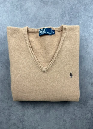 Pull Ralph Lauren 100% Lambswool Beige T. S/M (Etiquette XL), marca: Ralph Lauren, estado: Bom, tamanho: S, €20.00, €21.70 inclui Proteção do Comprador