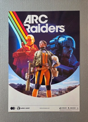 Affiche A3 Arc Raiders, état: Neuf avec étiquette, 6,99 €, 8,04 € Protection acheteurs incluse