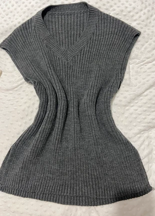 Gilet in lana oversize, marca: Nessun Brand, estado: Novo sem etiquetas, tamanho: S / 36 / 8, €8.00, €9.10 inclui Proteção do Comprador