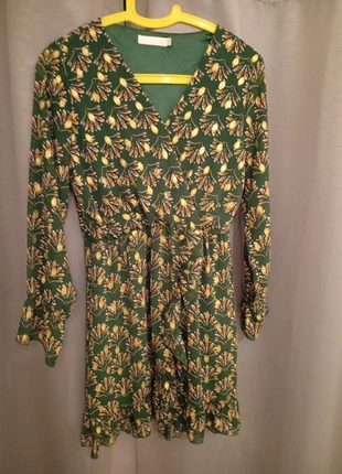 Robe à motifs dorés doublée, brand: Flamant Rose, condizioni: Ottime, taglia: S / IT 40 / EU 36, €6.00, €7.00 include la Protezione acquisti