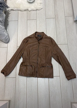 Giacca di pelle marrone donna taglia XL, marca: Ellen Rose, estado: Bom, tamanho: XL / 42 / 14, €5.00, €5.95 inclui Proteção do Comprador