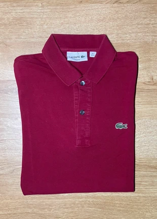 Polo Lacoste manches courtes crocodile brodé rouge bordeaux  taille S, marque: Lacoste, état: Très bon état, taille: S, 15,00 €, 16,45 € Protection acheteurs incluse