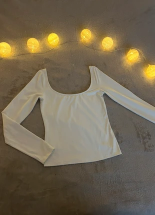 Top col rond blanc, marque: Pimkie, état: Très bon état, taille: XS / 34 / 6, 5,00 €, 5,95 € Protection acheteurs incluse