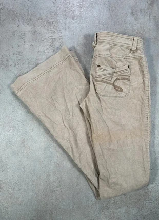 Pantalon Vintage En Velours Côtelé / Corduroy Wearit Declareit beige rayures taille 0, merk: Vintage Dressing, staat: Heel goed, maat: XS / 34 / 6, € 12,00, € 13,30 inclusief Kopersbescherming Pro