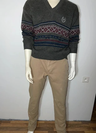 Pull vintage à motifs – Teddy – Taille non précisée (voir mesures), marca: teddy, estado: Muito bom, tamanho: M, €10.00, €11.20 inclui Proteção do Comprador