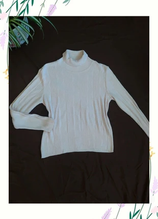 🍀Jersey de punto con cuello alto T42 Boutique exclusiva, marque: La Boutique, état: Très bon état, taille: XL / 42 / 14, 18,00 €, 19,60 € Protection acheteurs incluse